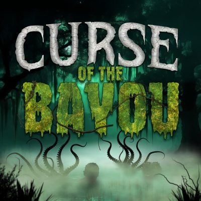 Curse of the Bayou attraction at Scary Acres Rhode Island
